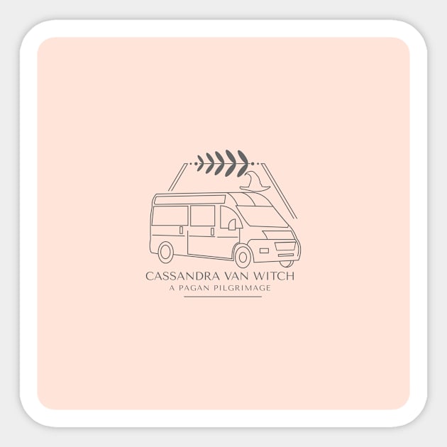 Cassandra Van Witch Merch Sticker by Cassandra Van Witch